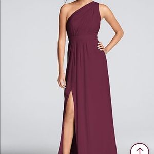 David's Bridal Dress in Wine size 10